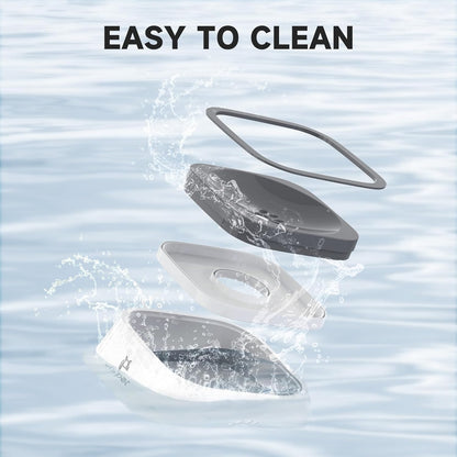 Ultimate No Spill Travel Bowl for Dogs & Cats - 35oz Splash Proof Feeder in Stylish Grey