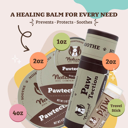 Pawtection Dog Paw Wax - Ultimate Protection for Hot Pavement & Trails, Non-Toxic & Lick Safe, Perfect for Summer Adventures, 0.15 Oz Stick