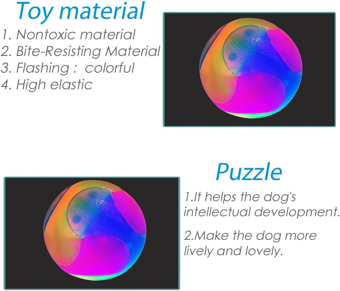 Royal Glow™ LED Light-Up Pet Balls (2-Pack) – Interactive Glow Toy for Dogs & Cats