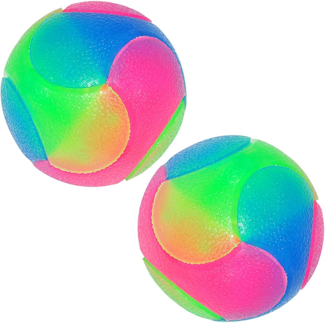 Royal Glow™ LED Light-Up Pet Balls (2-Pack) – Interactive Glow Toy for Dogs & Cats