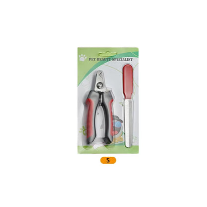 Ultimate Stainless Steel Pet Nail Clipper - Effortless Dog & Cat Grooming Tool