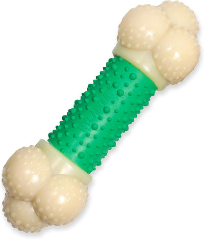 Ultimate Double Action Bacon Flavor Bone Chew Toy for Aggressive Dogs - X-Large (50+ lbs)