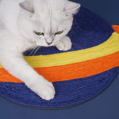 Premium Jute Cat Scratching Mat - 15.7x15.7 Inch Pad to Protect Furniture & Satisfy Your Cat's Natural Instincts