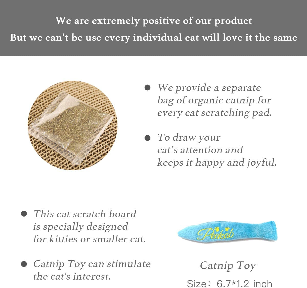 Reversible Cat Scratcher Pad with Catnip - Durable Corrugated Cardboard Bed for Happy Kitties!