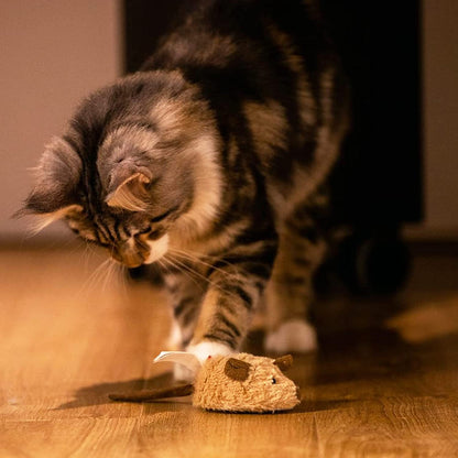🐭 Interactive Moving Mouse Cat Toy – Realistic Squeaky Sound & Automatic Self-Play Fun for Indoor Cats